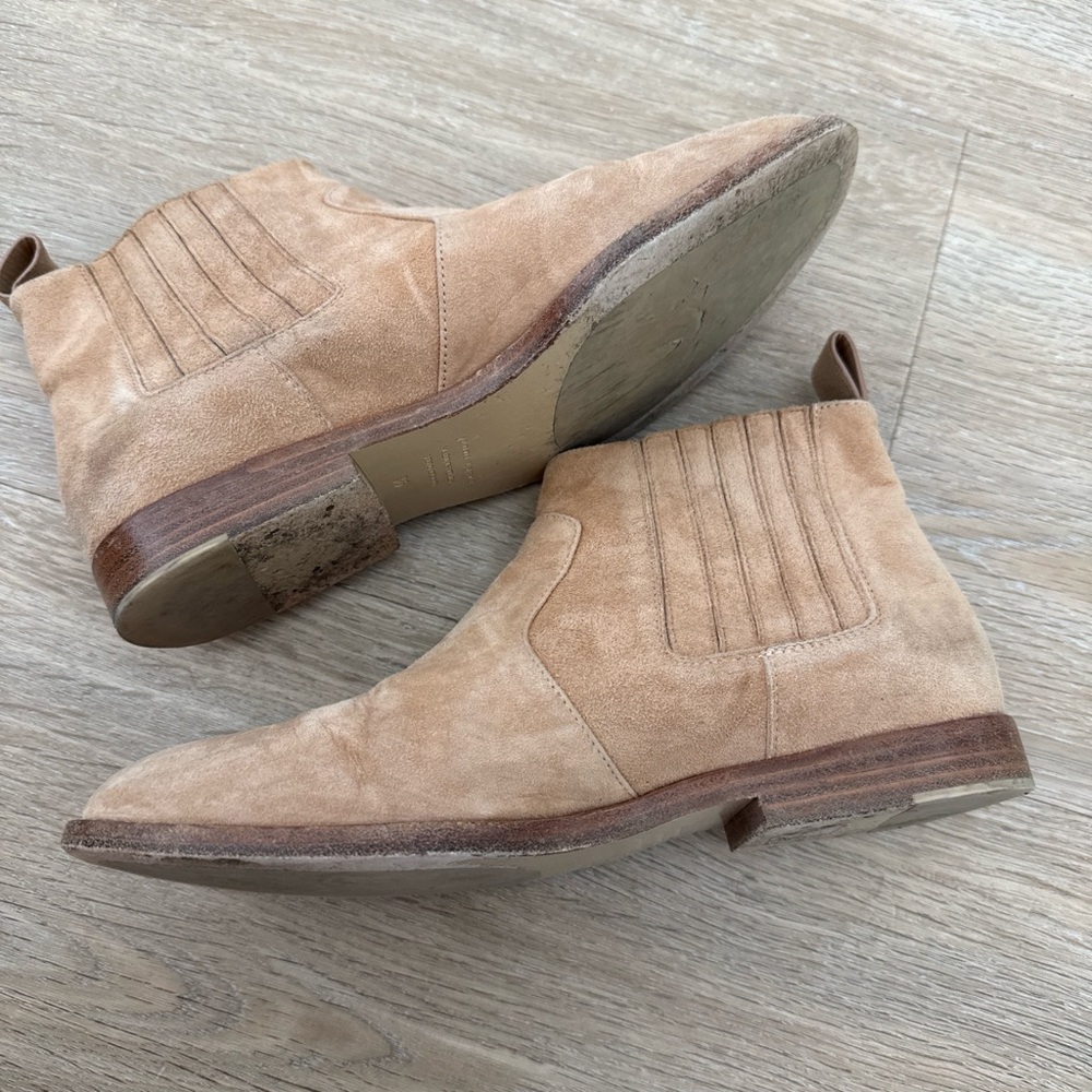 Jenni Kayne Suede Chelsea Ankle Boots in Light Brown 36 - Picture 5 of 6